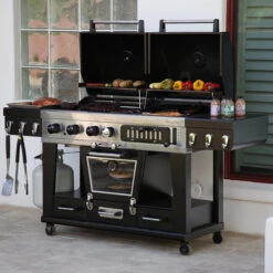 Barbecue Pit Boss MEMPHIS ULTIMATE Mixte Gaz, Charbon Et Fumoir électrique -Barbecues Boutique barbecue pellets pit boss memphis ultimate 7 min