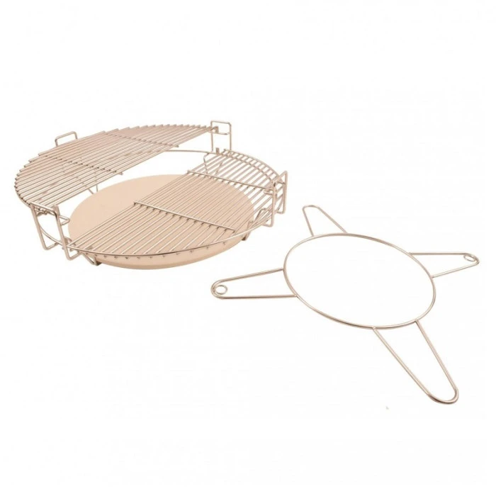 BARBECOOK Set De Cuisson Divide & Conquer Pour Kamados Avec Grille 53cm Kamal Ou K24 1 BARBECOOK Set De Cuisson Divide & Conquer Pour Kamados Avec Grille 53cm Kamal Ou K24