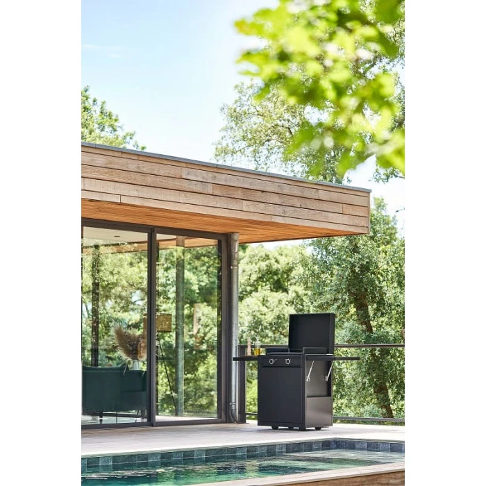 Pack Plancha à Gaz Forge Adour MODERN 60 Acier Noir + Chariot 9 Pack Plancha à Gaz Forge Adour MODERN 60 Acier Noir + Chariot – Image 9