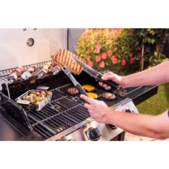 Lot De 3 Ustensiles Pour Barbecue CharBroil Spatule Pince Fourchette -Barbecues Boutique charbroil ustensiles barbecue 2