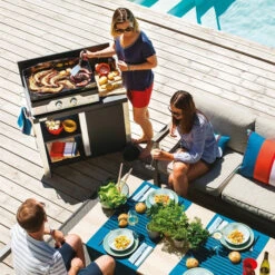 Desserte Duo Le Marquier Signature Allure Pour Planchas 45, 60 Et 75 Cm -Barbecues Boutique dsa87d 3