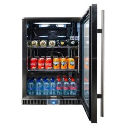 Napoleon Réfrigérateur 135L Pour Cuisine Extérieure Napoléon - Ouverture à Droite -Barbecues Boutique frigo napoleon 135l porte droite face ouvert plein