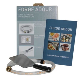 Kit De Démarrage Plancha Forge Adour : Spatule, Flexible, Recettes 1 Kit De Démarrage Plancha Forge Adour : Spatule, Flexible, Recettes