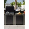 Cuisine D'extérieur ENO Modulo Acier Pour Plancha - 2 Modules