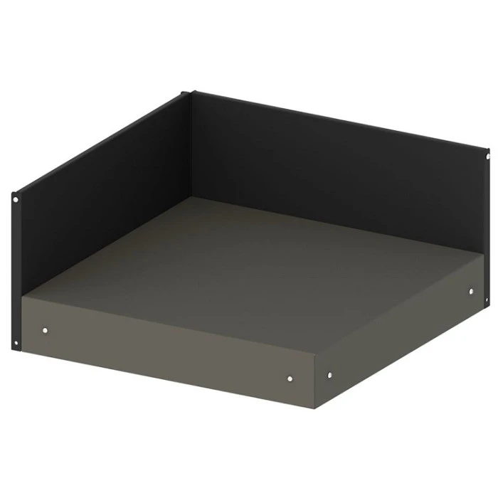 Plateau D'angle Acier Gris Taupe - Cuisine D'extérieur ENO Modulo 1 Plateau D'angle Acier Gris Taupe - Cuisine D'extérieur ENO Modulo