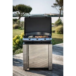 Cuisine D'extérieur ENO Modulo Inox Pour Plancha - 3 Modules -Barbecues Boutique mod4102 a1 modulo plancha hpl eno min 1 1