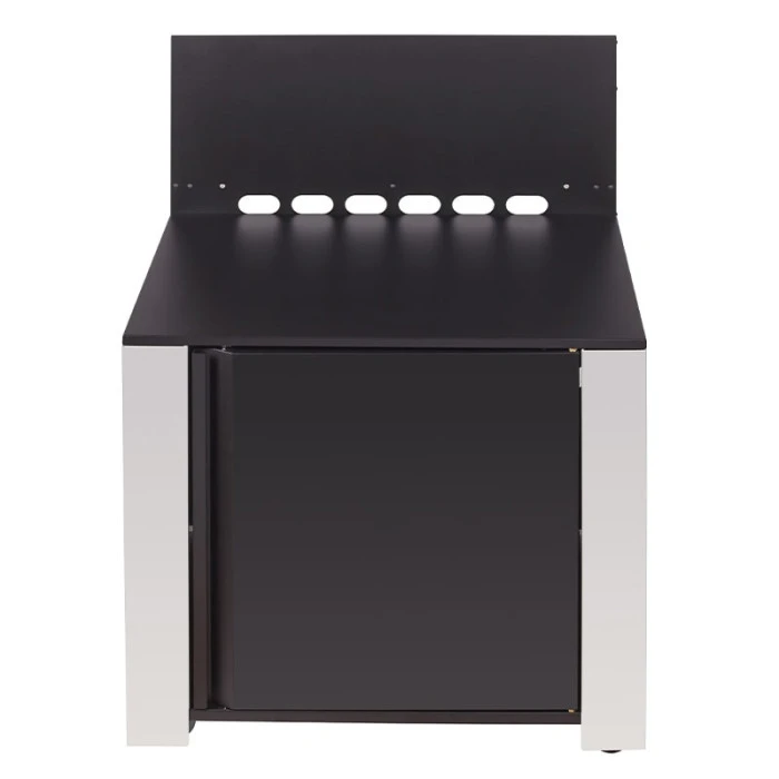 Modulo Pour Poser Une Plancha - Coloris Inox Et Noir - Cuisine D'extérieur ENO 1 Modulo Pour Poser Une Plancha - Coloris Inox Et Noir - Cuisine D'extérieur ENO