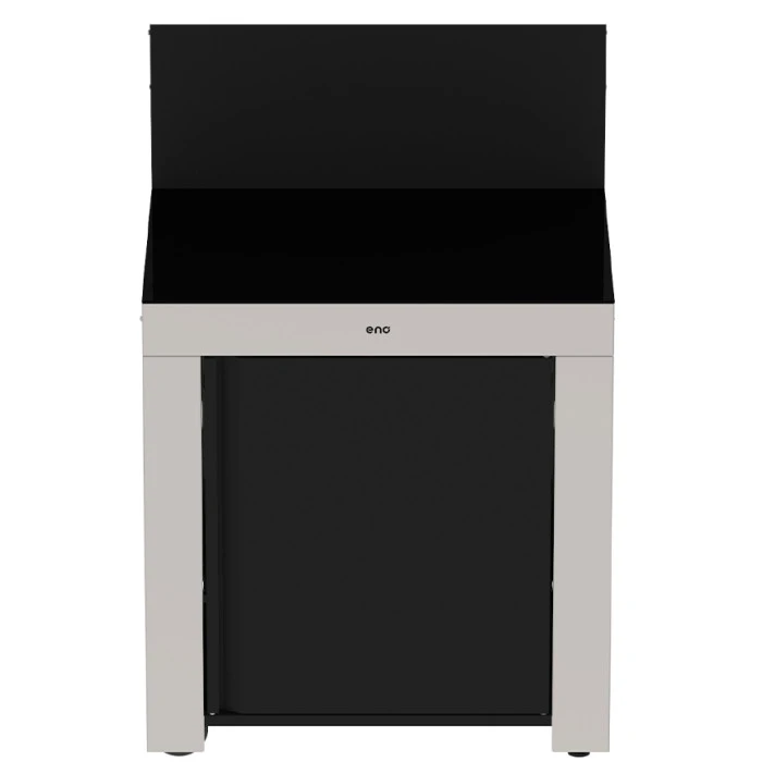Modulo Plan De Travail - Coloris Inox Et Noir - Pour Cuisine D'extérieur ENO 1 Modulo Plan De Travail - Coloris Inox Et Noir - Pour Cuisine D'extérieur ENO