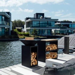 Meilleures ventes -Barbecues Boutique pack brasero ofyr classic 85 noir stockage four pizza ambiance 2