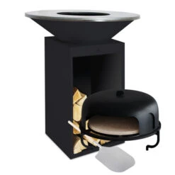 Meilleures ventes 17 Pack Brasero Plancha OFYR Classic 85 Noir Avec Stockage + Four à Pizza