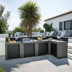 Modulo Plan De Travail - Gris Acier - Cuisine D'extérieur ENO -Barbecues Boutique pmod7001 modulo standard acier cuisine exterieur eno 5 min