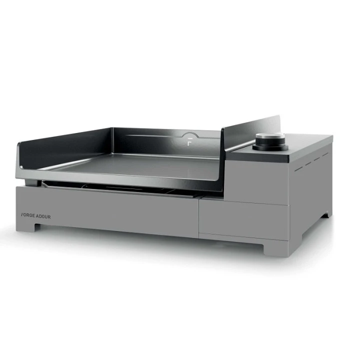 Plancha électrique Forge Adour PREMIUM 45 Acier Noir Et Gris 1 Plancha électrique Forge Adour PREMIUM 45 Acier Noir Et Gris