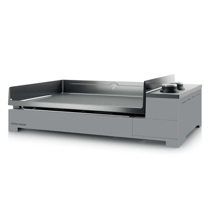 Plancha électrique Forge Adour PREMIUM 60 Acier Noir Et Gris 1 Plancha électrique Forge Adour PREMIUM 60 Acier Noir Et Gris
