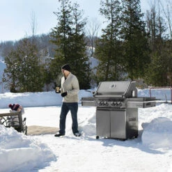 Pack Barbecue à Gaz Napoleon PRESTIGE PRO 500 + 3 Accessoires -Barbecues Boutique pro500rsib 1 lifestyle winter grilling napoleon grills 1 1 2