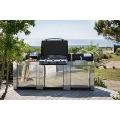 Cuisine D'extérieur ENO Modulo Inox Pour Plancha - 4 Modules 17 Cuisine D'extérieur ENO Modulo Inox Pour Plancha - 4 Modules -Barbecues Boutique reduit mod4103 a2 modulo evier hpl eno min