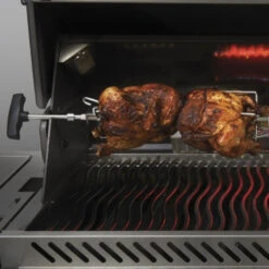 Rôtissoire Inox Pour Barbecue Napoleon Prestige PRO 500 Et Lex 485 -Barbecues Boutique rotissoire pour barbecue pro 665 napoleon 1 1