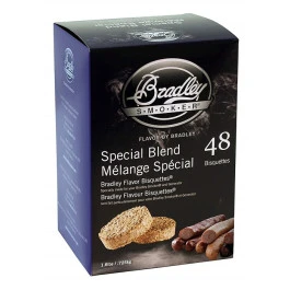 Pack 48 Bisquettes De Fumage Bradley Smoker - Mélange Spécial 1 Pack 48 Bisquettes De Fumage Bradley Smoker - Mélange Spécial