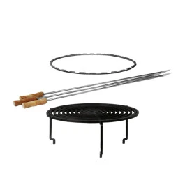 Set De Cuisson Grille Et Accessoires Pour Brasero OFYR - 100 Cm 1 Set De Cuisson Grille Et Accessoires Pour Brasero OFYR - 100 Cm