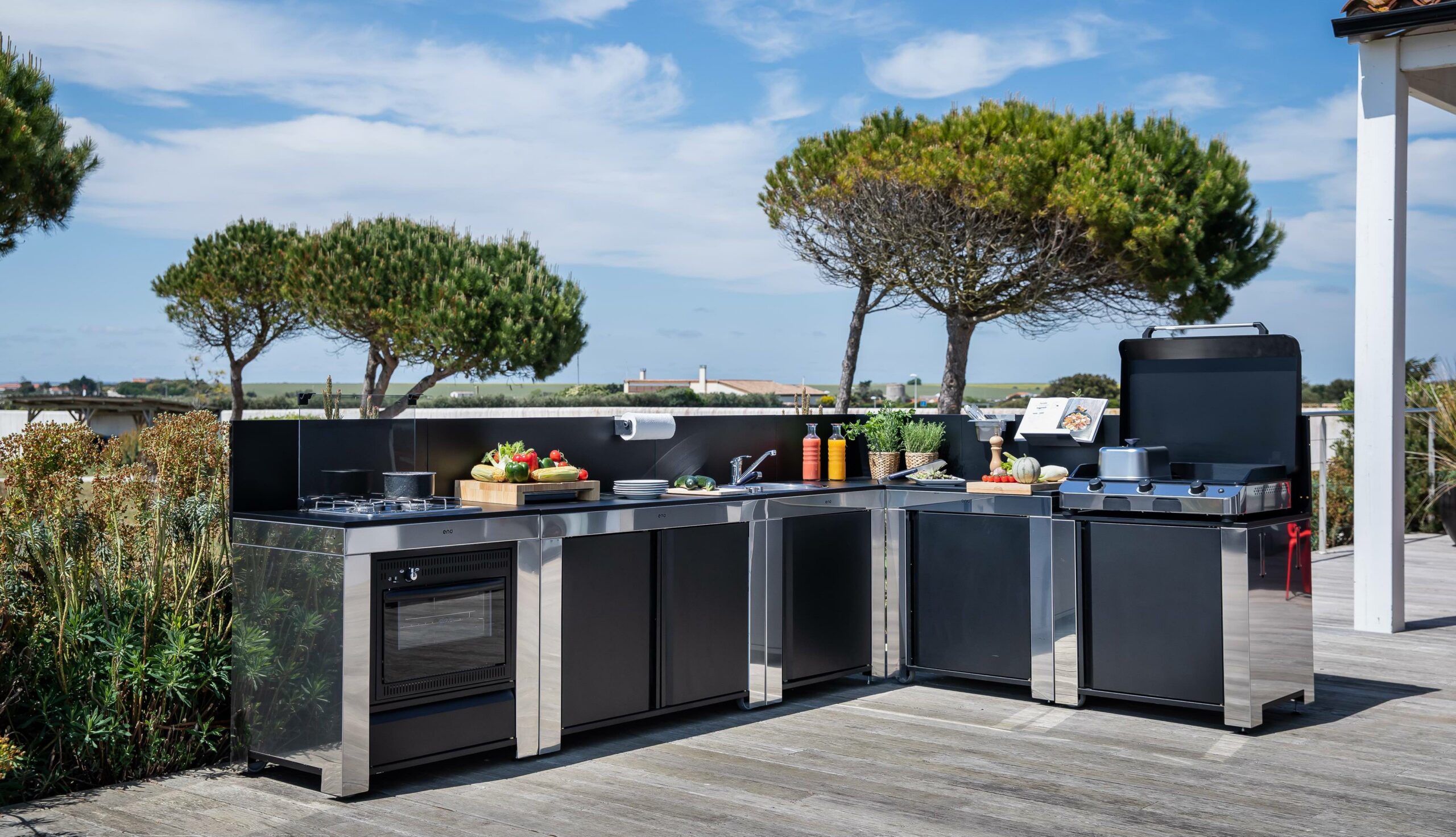 Barbecues Boutique 34 Barbecues Boutique -Barbecues Boutique ENO CUISINE DEXTERIEURE MODULO AVEC FOUR ©Melanie Chaigneau scaled 1